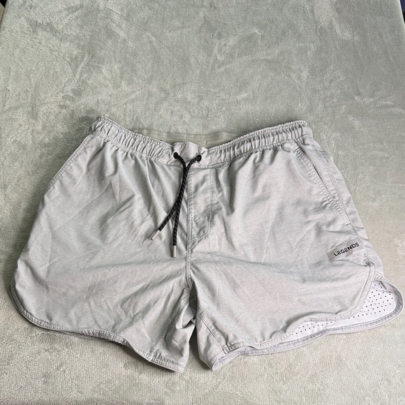 Legends Men's Gray Athletic Shorts - Picture 1 of 7